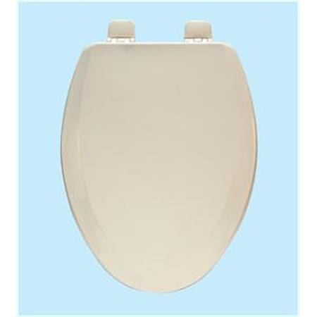 Centoco Manufacturing Corporation Centoco 800TM-416 Biscuit Elongated Luxury Plastic Toilet Seat 800TM-416